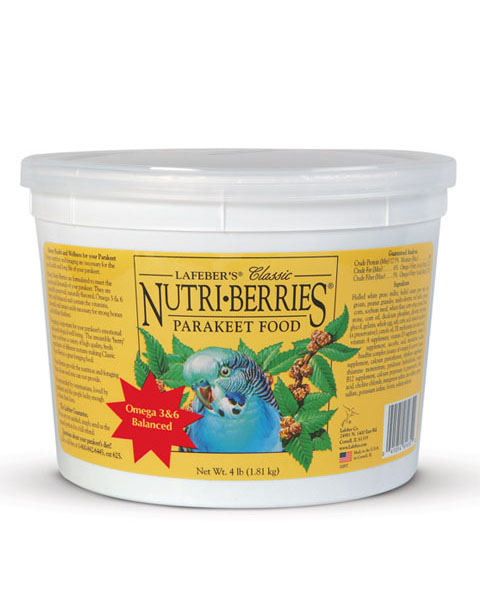 Lafeber Nutri-Berries Parakeet 4 lb