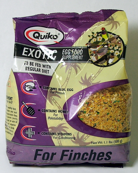 Quiko Exotic Eggfood for Finches 1 Kg (2.2 lb)