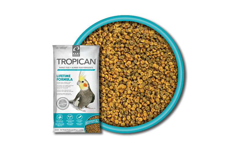 Tropican Lifetime Granules for Cockatiels, 4 lb